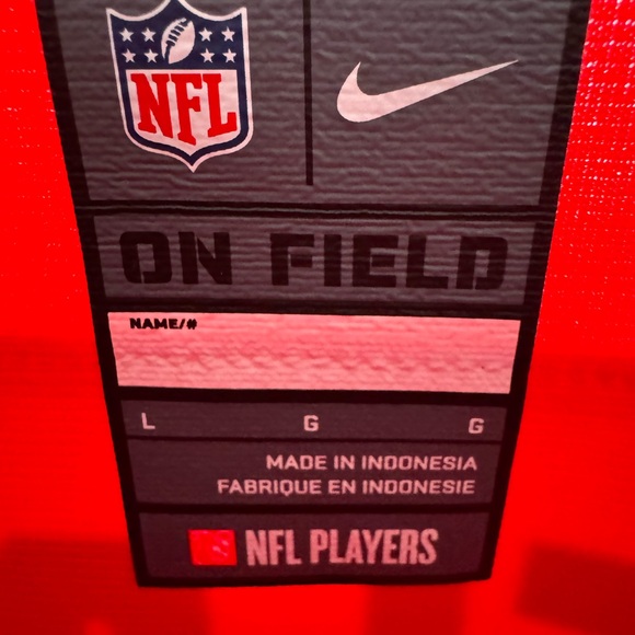 Nike Red NFL Jersey - Picture 3 of 3